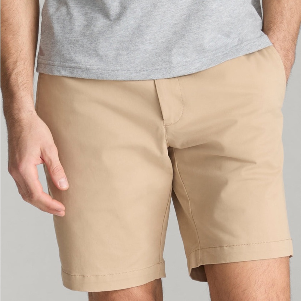 Men's UNTUCKit Khaki Chino Summer Golf Shorts Size 38 Waist W38